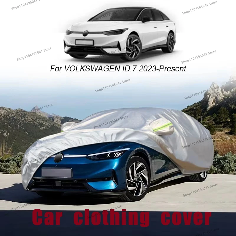 

For VOLKSWAGEN ID7 Full Car Cover Rain Frost Snow Car protective cover ,UV protection,Car paint protection