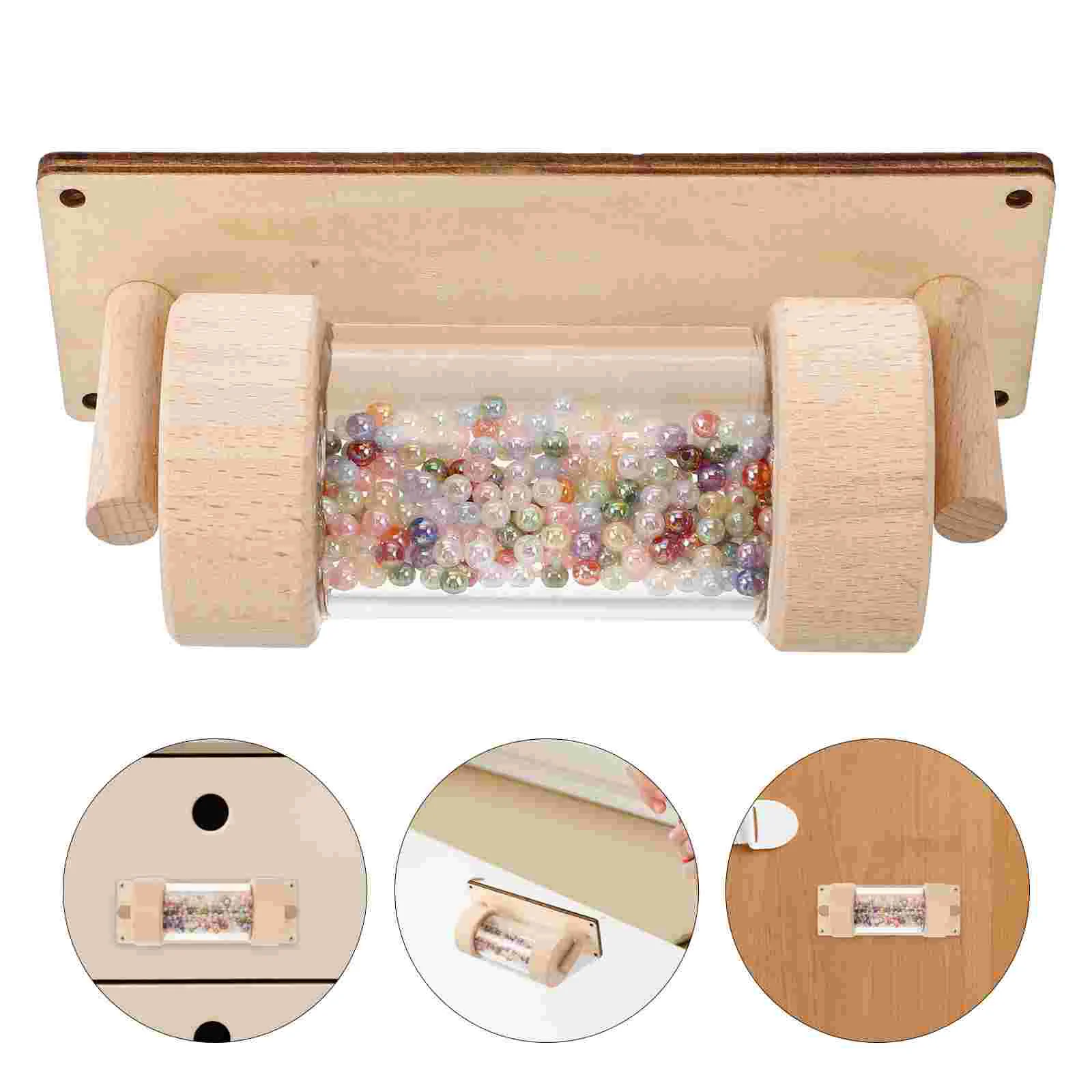 Busy Board Accessories Rainmaker Toy for Musical Enlightenment Plaything Toys Unique Stick Instrument Wood Sound Child Kids