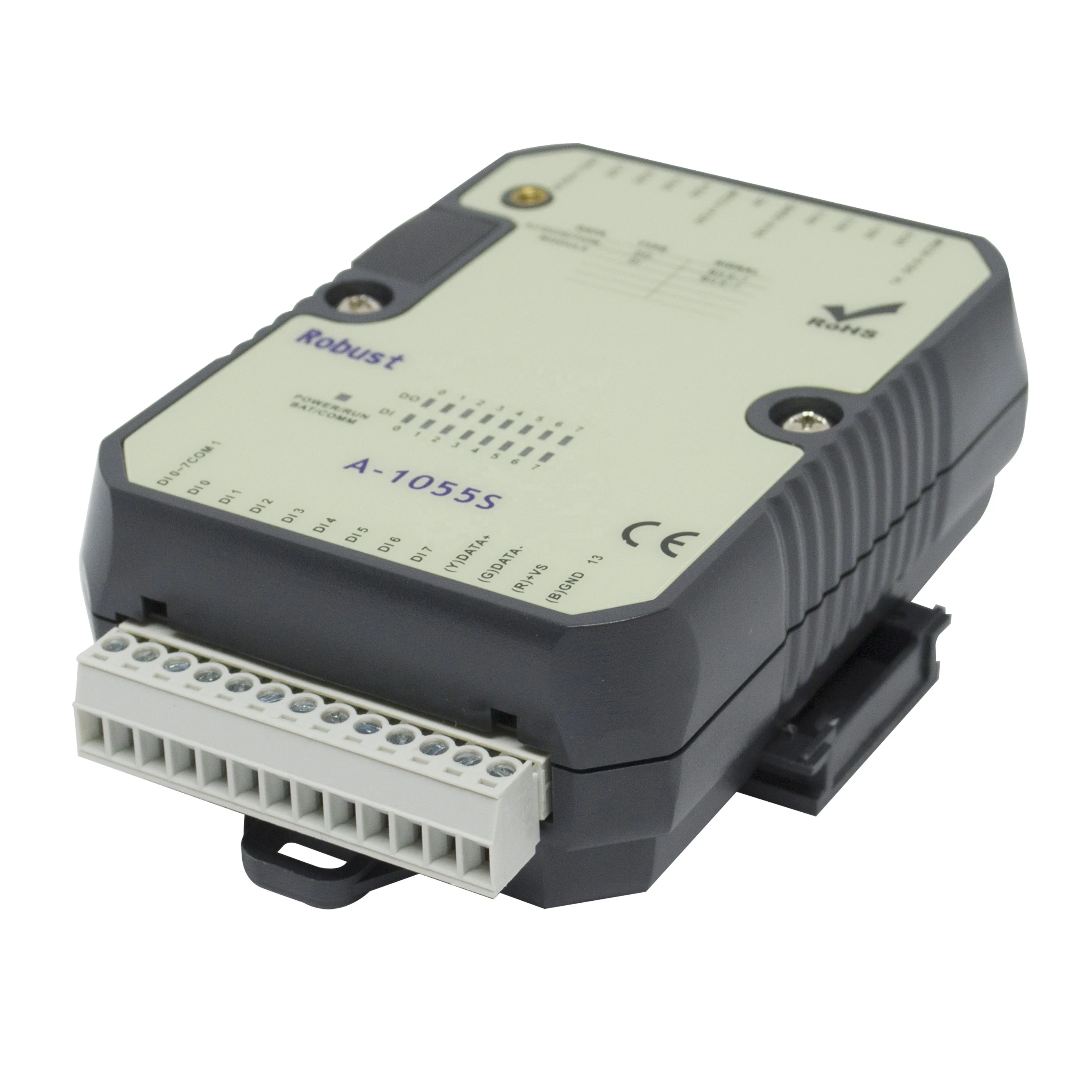 

RS-485 интерфейсный цифровой 8DI 8DO Modbus I/O Модуль (A-1055S)