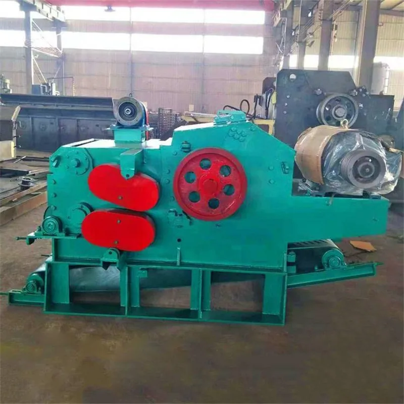 Drum Wood Chipper Shredder 600mm 820mm Drum Wet Dry Waste Wood Peeling Processing Machine for Forest Farm