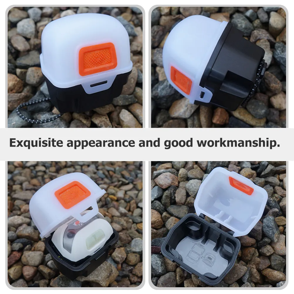 Sturdy Portable Headlight Box Reusable Anti Scratch Headlamp Container for Camping Hiking Outdoor Survival Gear Explorer