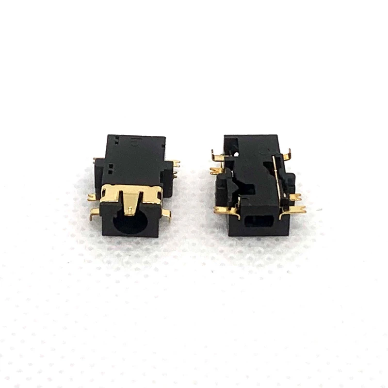 3.5MM Audio Jack PJ-3587 SMD Sink Plate 1.0 Flat Port 6PIN Front 2PIN Plugin Rear 4PIN Patch Dual Channel Headphone Connector