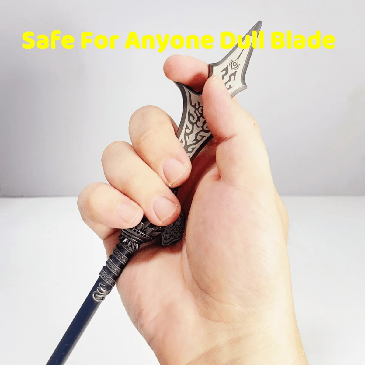 13.8 inch Zwarte Mythe Wukong Erlang Shen Metalen Katana Zwaard Ninja Mes Sabel Originele Samurai Sabel Cosplay Accessoires Prop Speelgoed