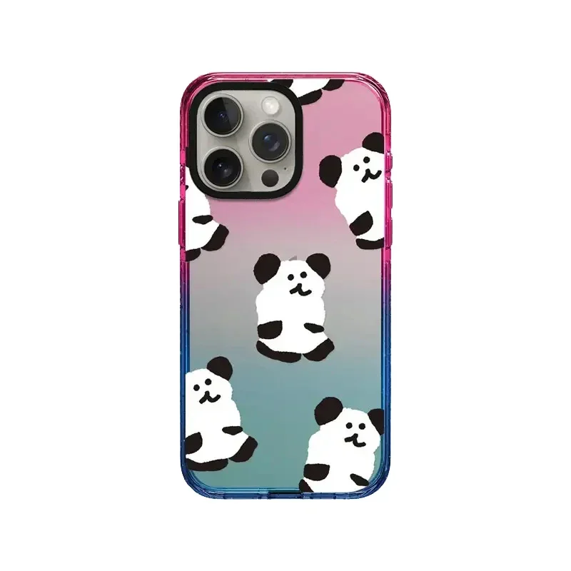 

Cartoon Popcorn 2.5 Acrylic Gradient Border iPhone 12 13 15 14 Pro Max Protective Case, Fits iPhone 15 Pro Max