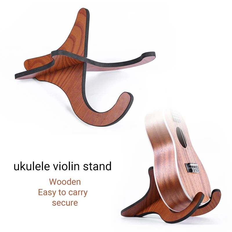 Detachable ukulele ukelele violin stand wooden shelf floor stand