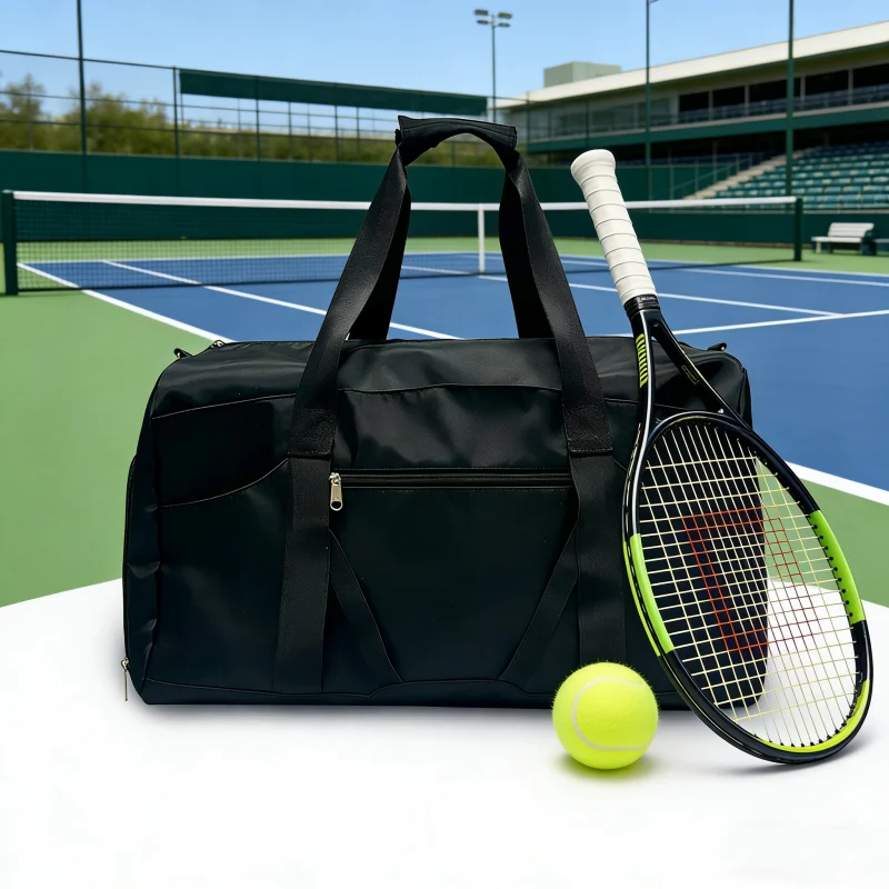 

Large Capacity Gym Bag Fitness Bags Wet Dry Training Men Travel Shoulder Handbags With Shoes Compartment Sports Racket Bag