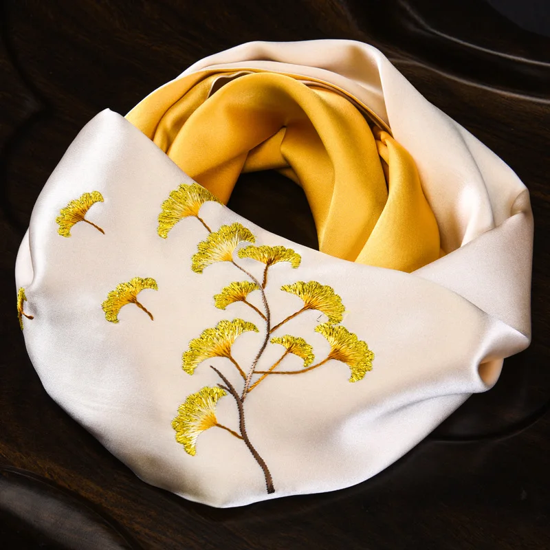 Women's Scarf Embroidered Mother's All-Match Suzhou Shawl Chinese Style Gifts