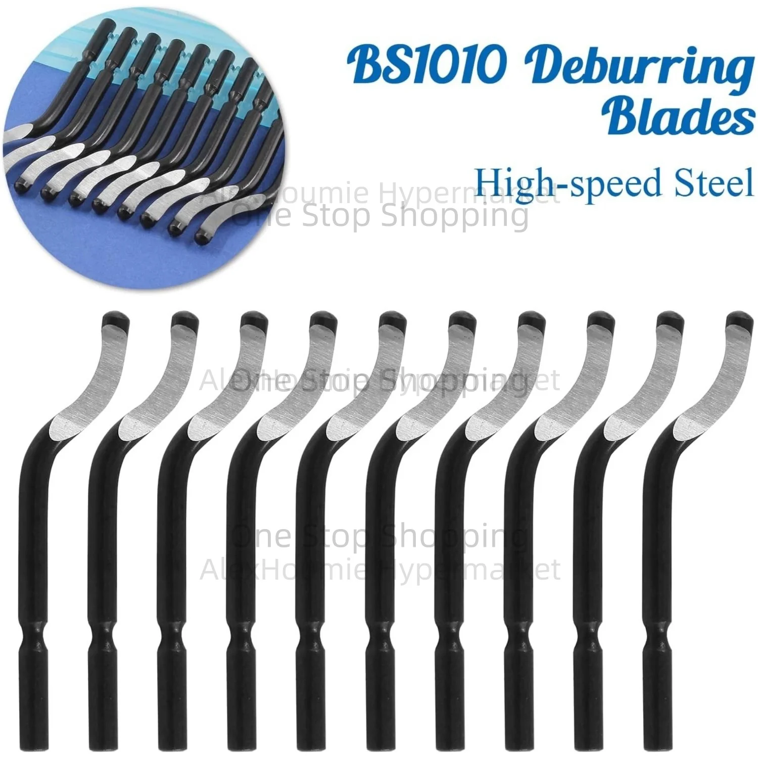 NG1000 Deburring Tool with 1/10/11 High Speed Steel Rotary Blade Great Burr Remover Hand Tool For Resin Plastic PVC Pipes Copper
