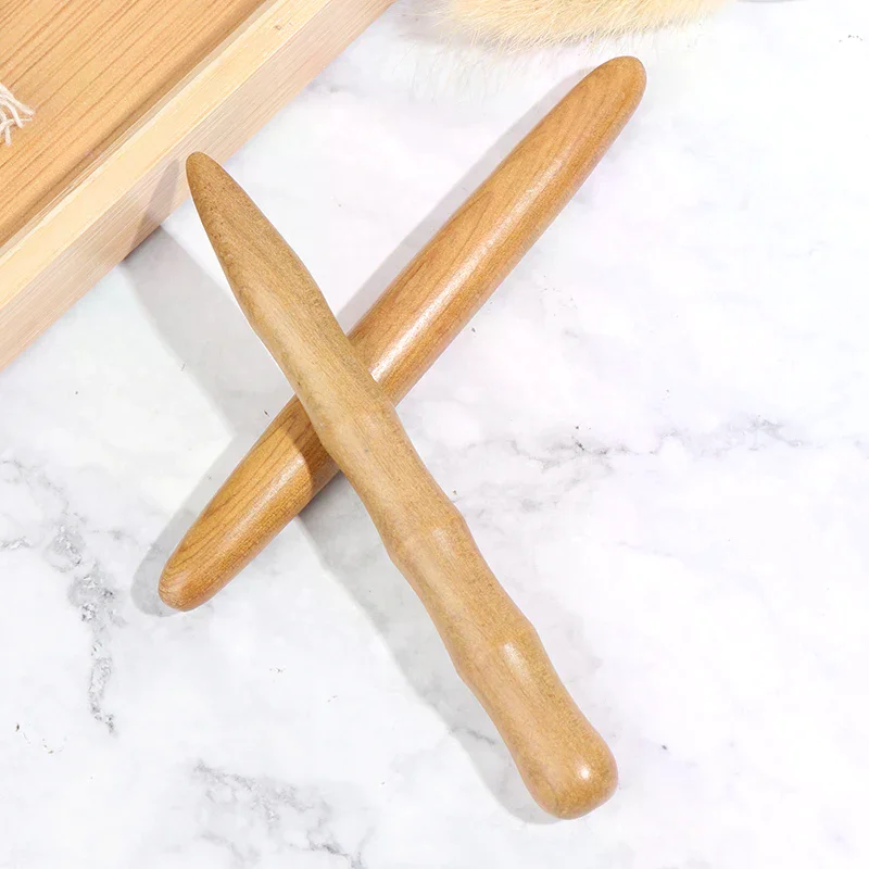 1/3 قطعة الأصلي خشبية القدم عصا تدليك الجسم تخفيف وجع العضلات الاسترخاء أداة القدم ريفليكسولوجي مدلك