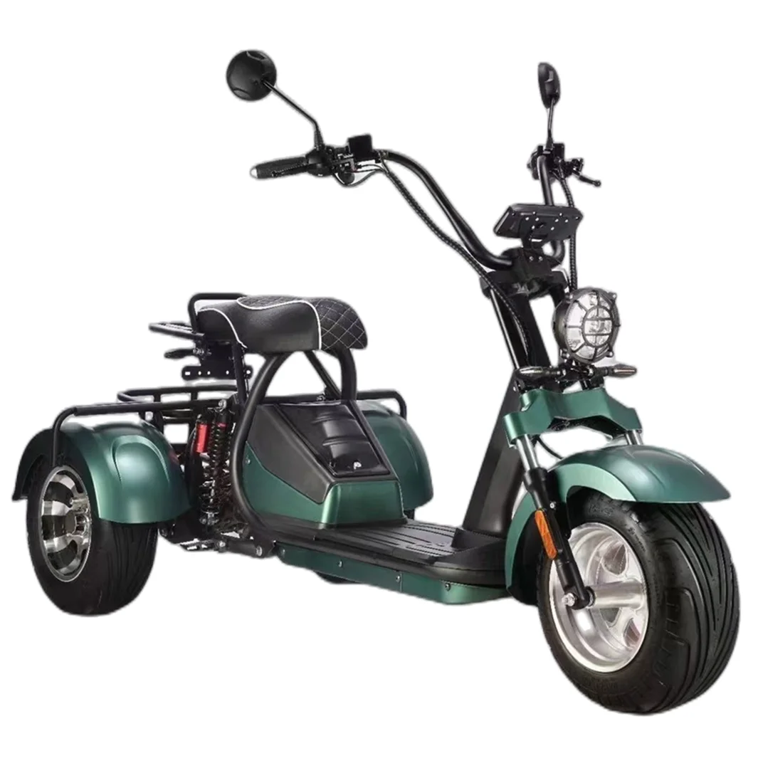 Cheap powerful wholesale 2000w 10 inch 3 wheel with 2 seats kit scooter hub motor waterproof eec approved electric scooter