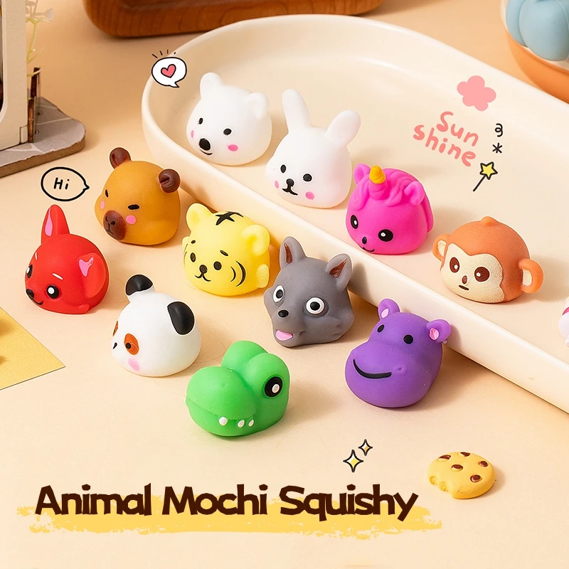 

Kawaii Mochi Squishy мультфильм капибара панда медведь сжимаемые игрушки для детей игрушки для снятия стресса аутизм вечеринка пользу идея подарка на день рождения
