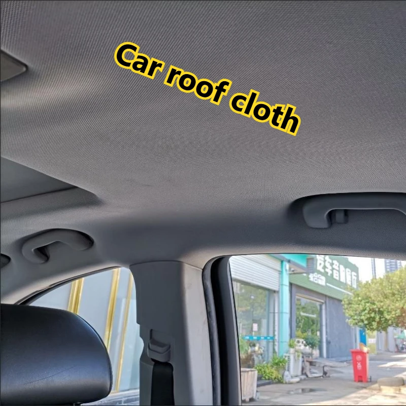 Car Headliner Fabric Roof Cloth with 3mm Foam for Upholstery Interior Car Modification Replacement Fall Off Repair Sky Fabrics