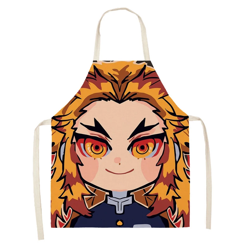 Women\'s kitchen apron Anime modern style Restaurant chef barber barman apron Waterproof apron for menand child painting apron