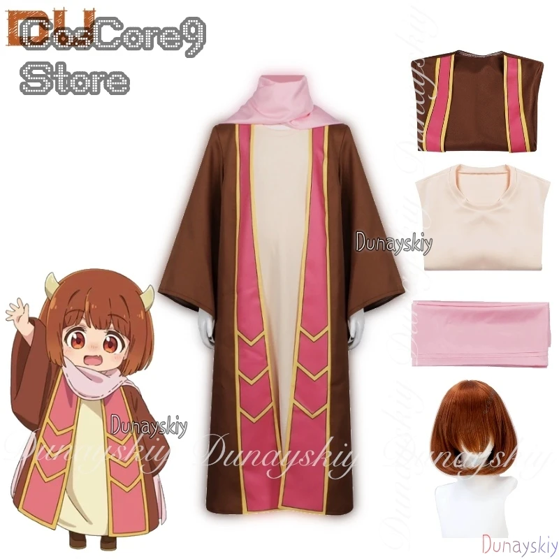 ابنة ملك الشيطان لطيفة جدًا!! أنيمي دو كوسبلاي مع رداء طويل The Demon King فقط مجموعة كاملة من كوسبلاي كوسبروف #2