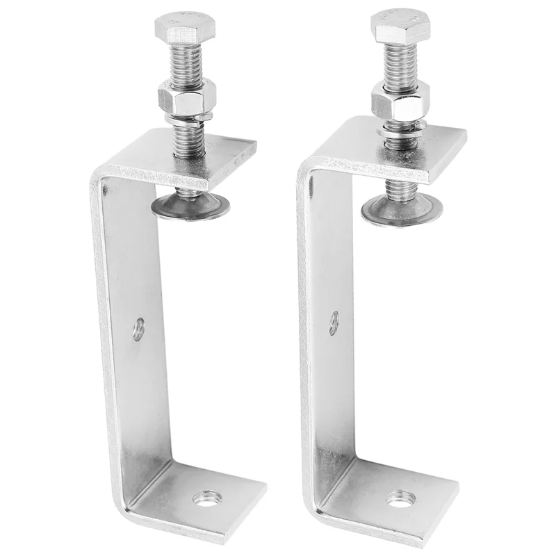 AUAU-Metal CLAMP Heavy Duty CLAMP C CLAMP งานไม้ CLAMP พร้อมช่องเปิดกรามกว้าง,2PCS