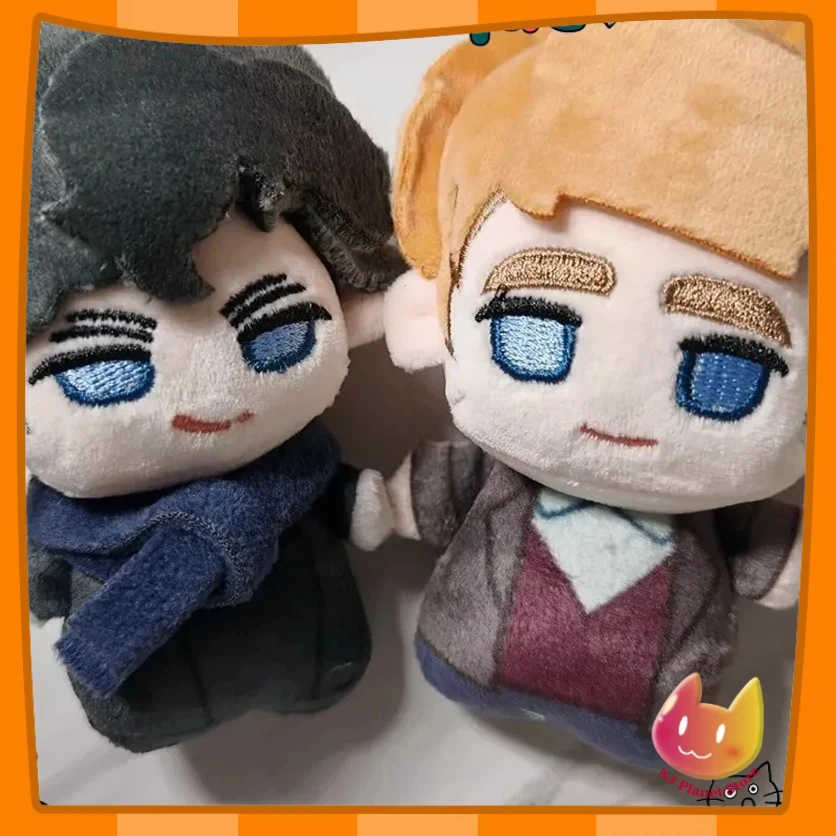 

10cm Doll Anime Sherlock Holmes John Watson Cosplay Doll Stuffed Figure Dolls Plushies Soft Room Decoration Unisex Party Prop