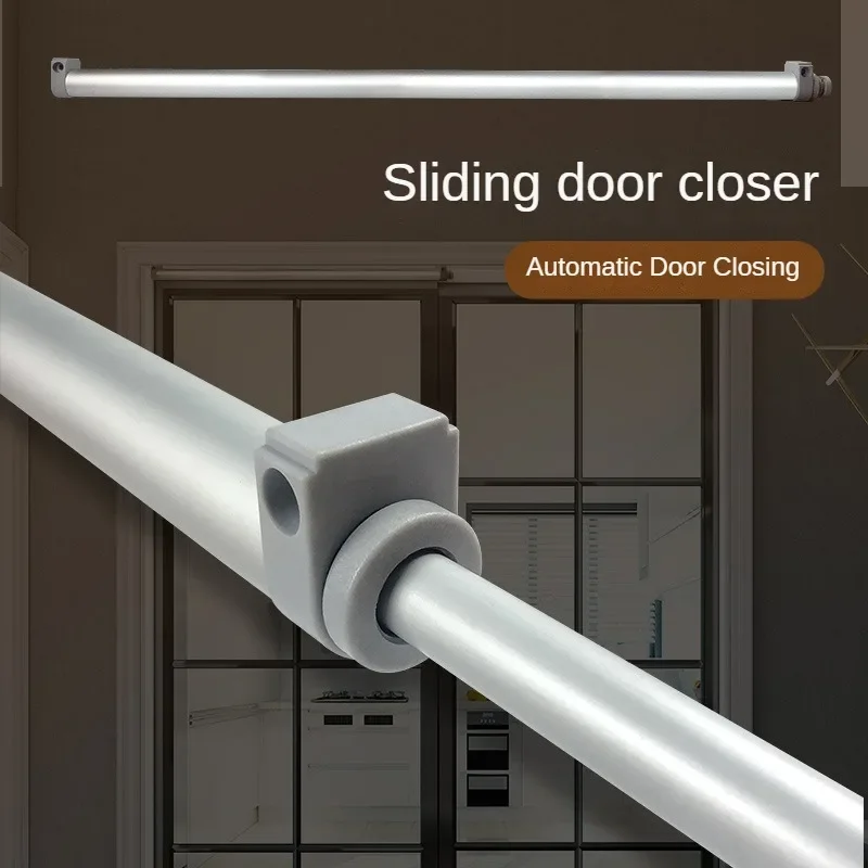 

Sliding Closer Buffer Damping Aluminum Alloy Sliding Glass Door Sliding Door Simple Household Automatic Door Closer