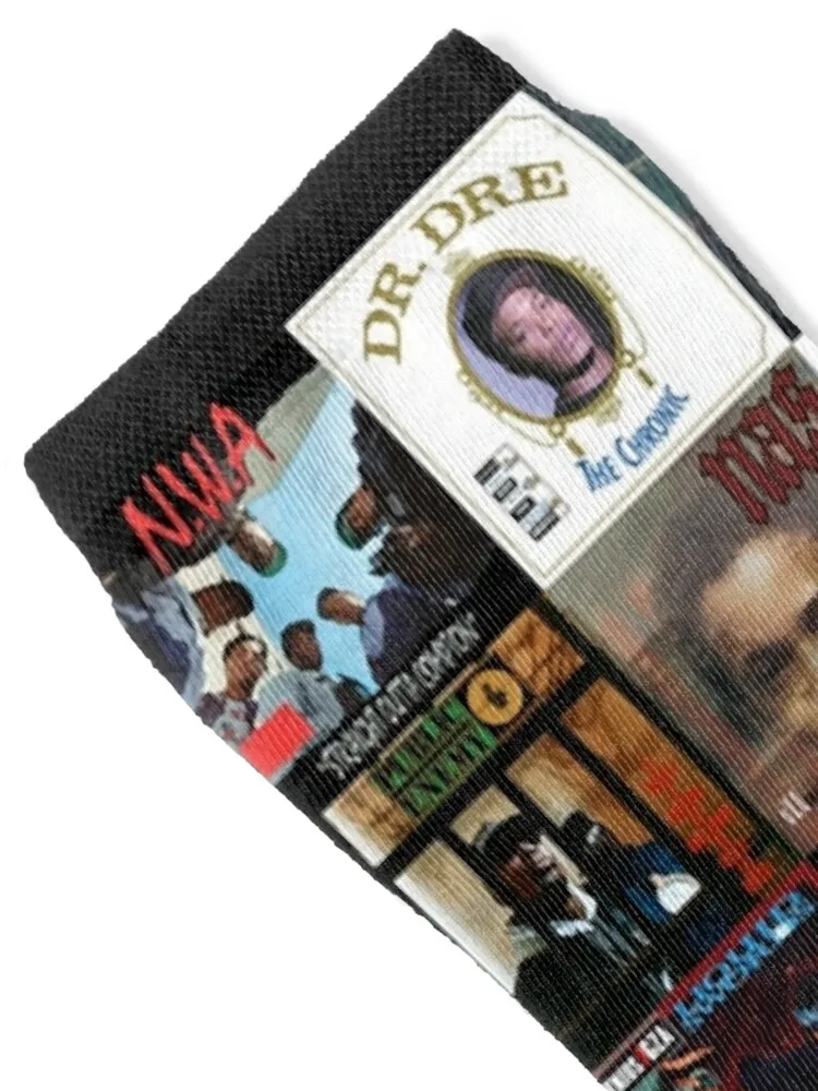 HIP HOP HISTORY Kaus Klasik Kaus Kaki Olahraga Ujung Kaki Bersepeda Hip Hop Dipanaskan Kaus Kaki Pria Mewah Wanita