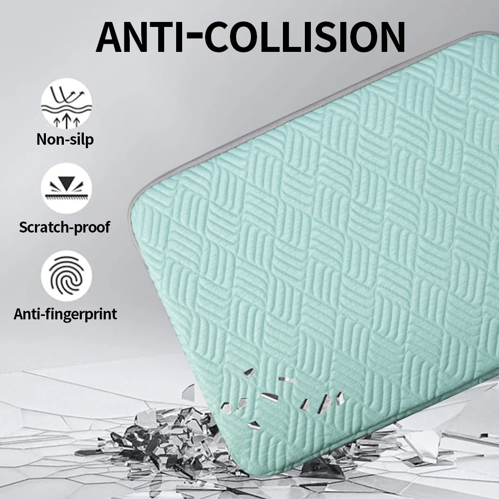 13/14/15/16 بوصة حقيبة لابتوب جلدية عصرية لغطاء الكمبيوتر المحمول لماك بوك اير برو اللوحي كيس مزموم دفتر الموضة لينة #2