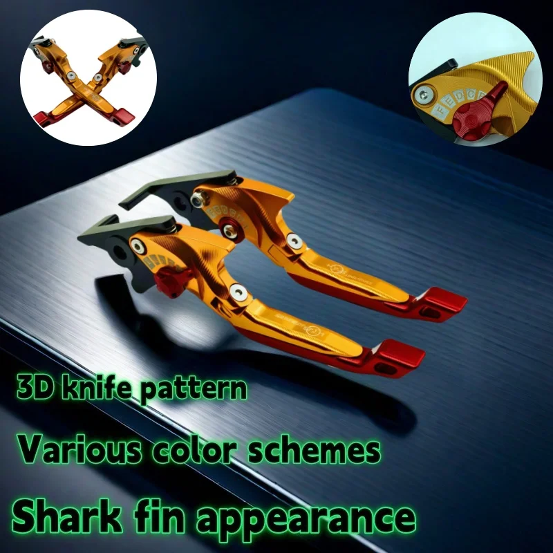 

For SUZUKI GSXR600 GSXR750 2004 2005 Motorcycle Parts 3D Brake Lever Set Foldable Adjustable Handle Levers