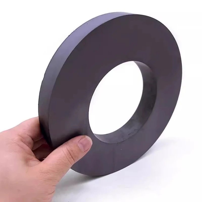 

2PCS Ferrite Magnet 80*15 Hole 41 Strong Y30 Ring MAGNET 80x15 Black Round Powerful Magnets 80x15-41