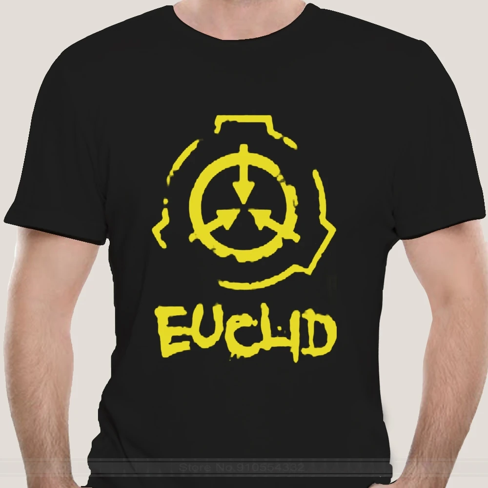 Men tshirt  SCP Foundation Euclid Unisex T Shirt Printed T-Shirt tees top fashion t-shirt men cotton brand teeshirt