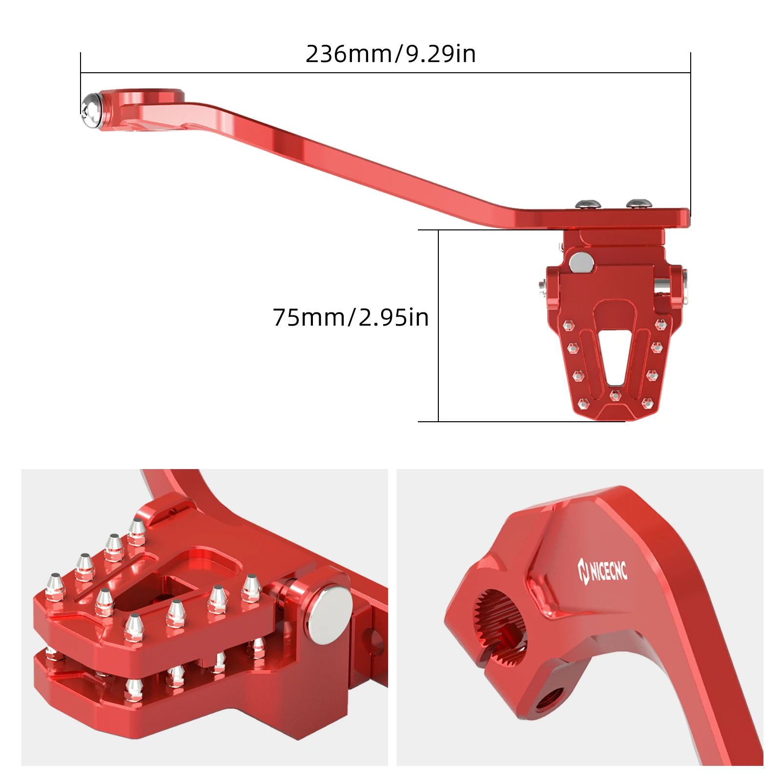 Für Honda CRF1100L Africa Twin Adventure Sports 2020-2026 Schalthebel Hinterradbremshebel CRF1100L Africa Twin CRF1000L ADV – Detail 10