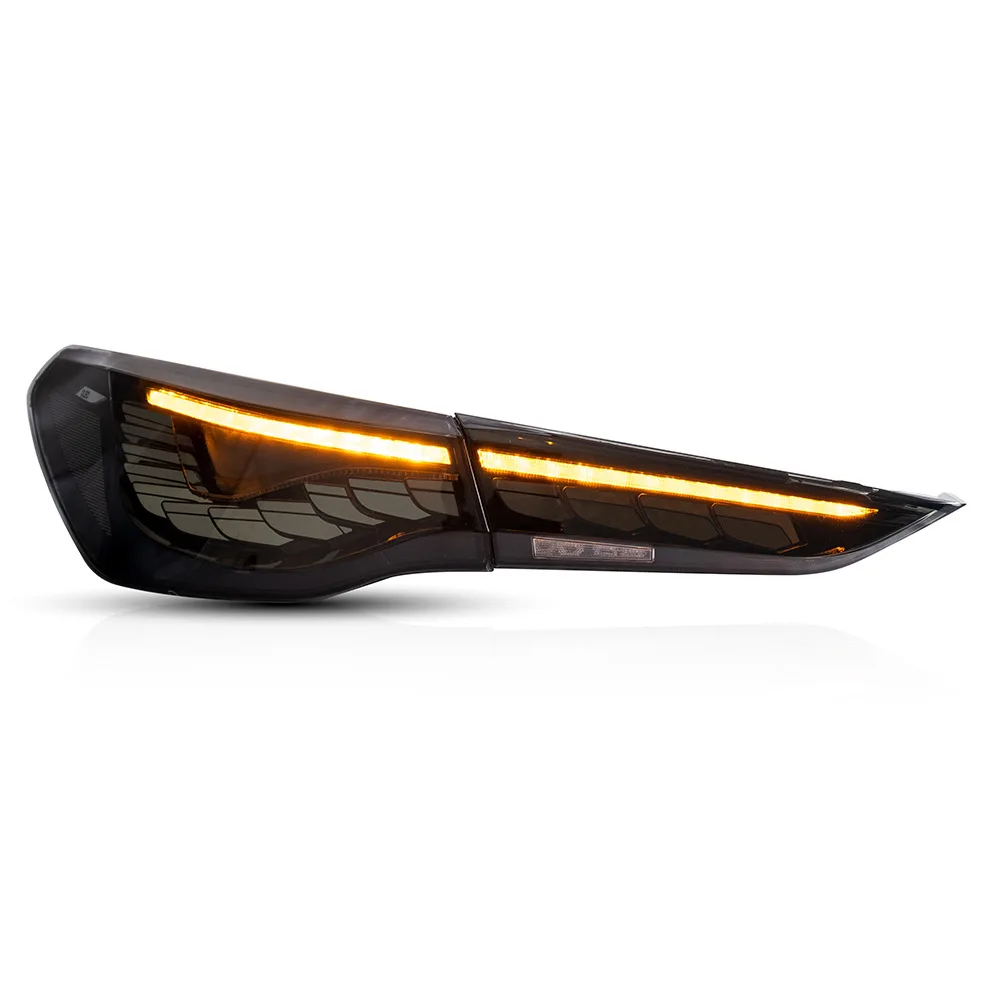 ไฟรถไฟท้ายสําหรับ BMW G22 G82 2021-2023 LED ไฟท้ายอัตโนมัติชุดอัพเกรดแบบไดนามิก GTS เครื่องชั่งมังกรอุปกรณ์เสริมสไตล์