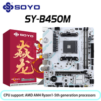 SOYO AMD B450M Game Motherboard DDR4 Memory AM4 Mainboard M.2 NVME Desktop Computer components Supports CPU AMD AM4 Ryzen1-5th