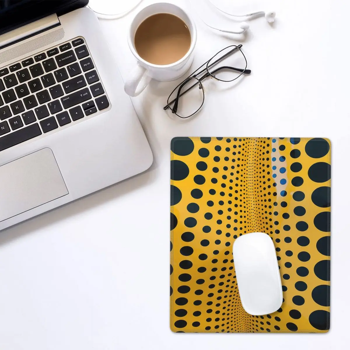 Yayoi Kusama Abstract Painting Mouse Pad Gamer PC Laptop Mats Keyboard Computer Gaming Office Accessories Desk Mat