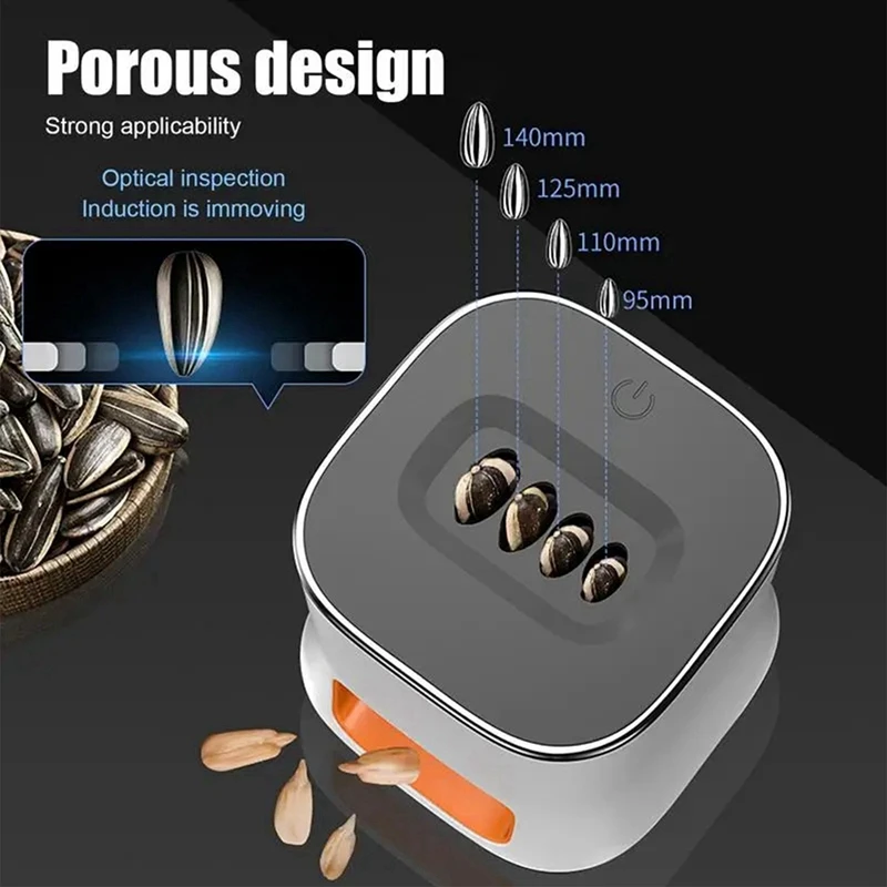 A- Sunflower Seed Splitter Automatic Sunflowershell Remover USB Rechargeable Peeler For Sunflower Seeds Kitchen Supplies image 5