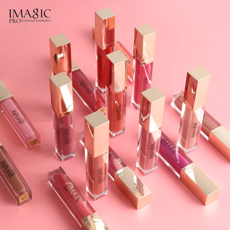 20-color Lipstick Non-stick Cup Long-lasting Lip Glaze Hydrating Imagic Trendy Matte Lip Gloss Best Game-changer Lip Gloss Matte