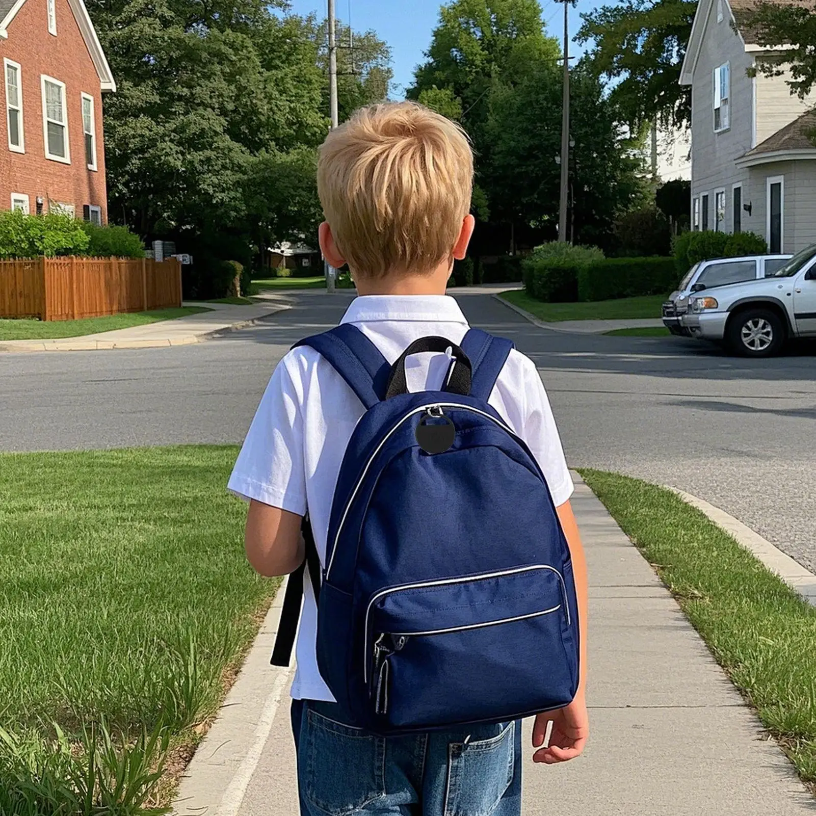 Localizzatore di oggetti Allarme bidirezionale Localizzatore di bagagli Localizzazione GPS Anti-perdita per bagagli Valigie Zaino Portafoglio Bambini Animali domestici Cane Gatto