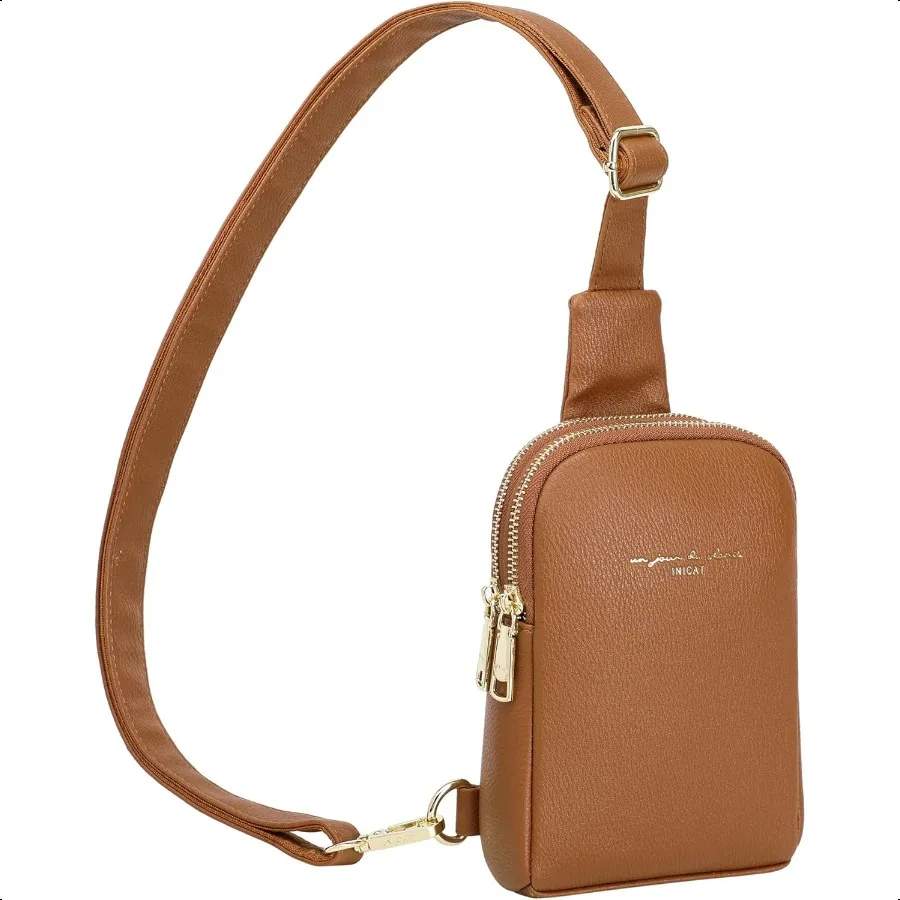 

Travel Small Sling Bag Leather Crossbody Bags for Women Fanny Packs Cross Body Bag for Woman Cross Body Purses