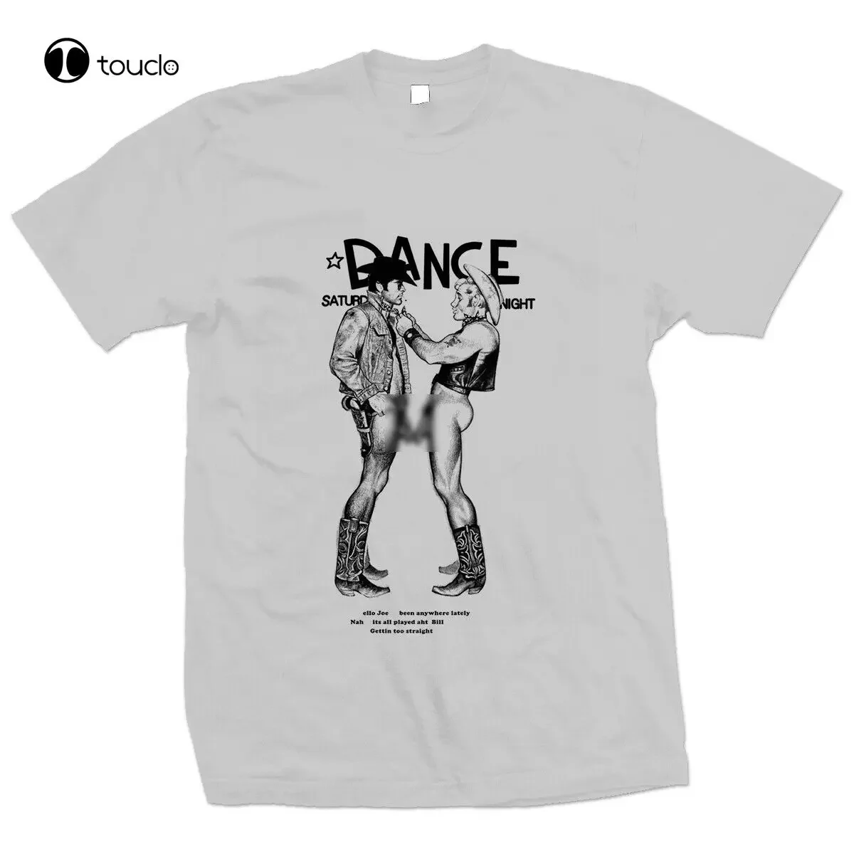 

Футболка из 100% хлопка для геев-ковбоев