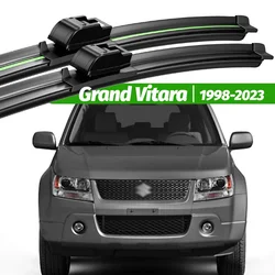 For Suzuki Grand Vitara 2 3 4 1998-2023 2pcs Front Windshield Wiper Blades 2004 2008 2010 2015 Windscreen Window Accessories