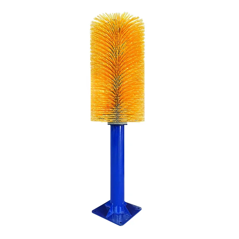 Fixed column pile type cow body brush for dairy farms, electric scratching brush, electric scratching brush