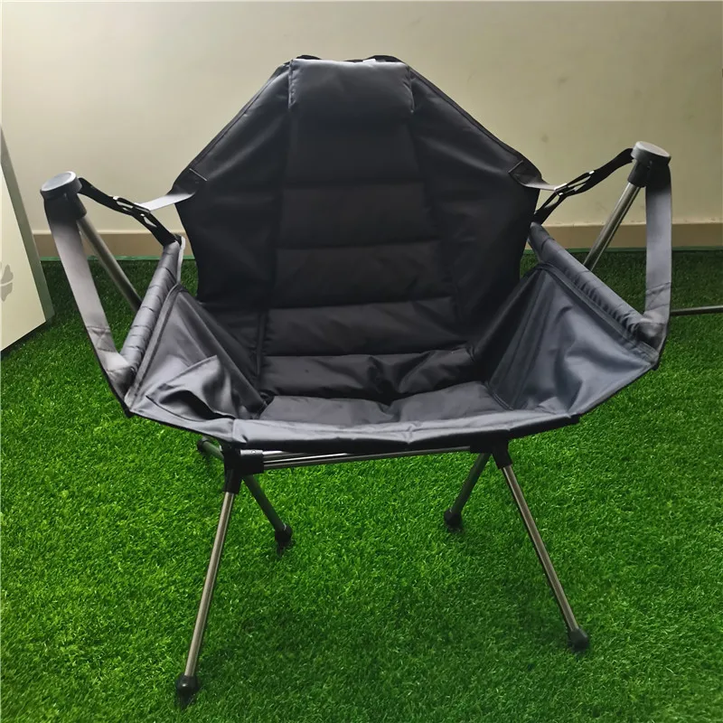 Imagem -06 - Ultra-light Folding Swing Chair Alumínio Camping Chair Cadeira de Balanço ao ar Livre