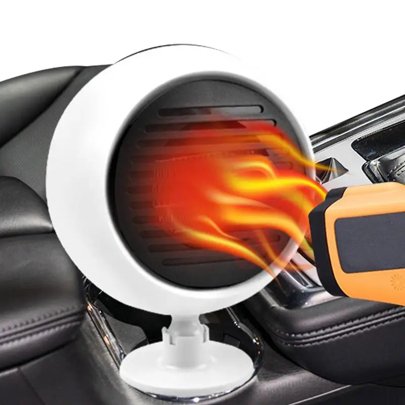 

Car Heater PTC Ceramic Heaters 12V/24V Electric Car Fan Windshield Defroster Defogger 180W/240W Heating Fan 360 Degree Rotatable