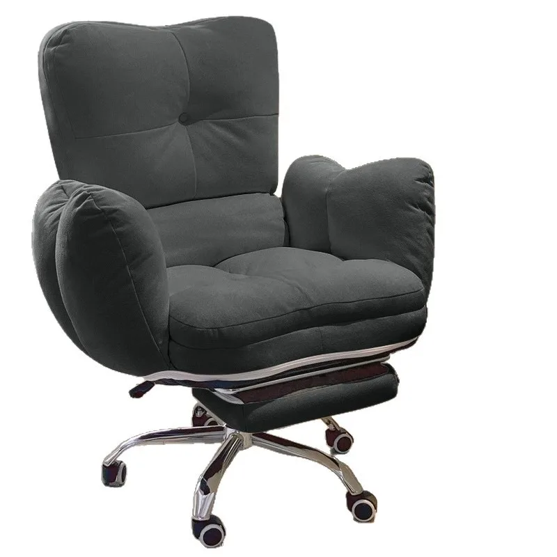 Ergonomic computer chair home live stream with leg rest