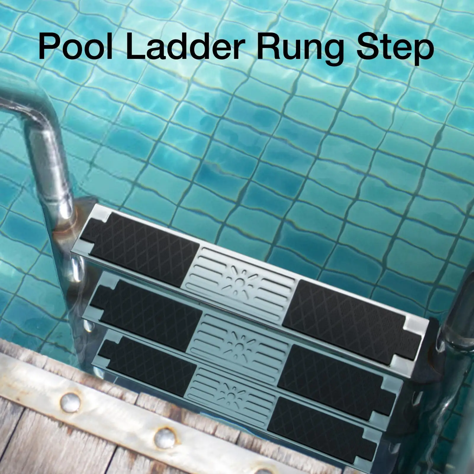 Swimming Pool Ladders Pedal Anti Slip Stainless Steel Ladders Step Replacement Pedal Accessory for Swimming Pool Spa