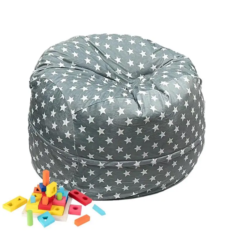 

Bean Bag Storage Cover Beanbag Chairs For Kids With Cute Pattern Stuffed Animal Holder Large Capacity For Adults Room Stuffed