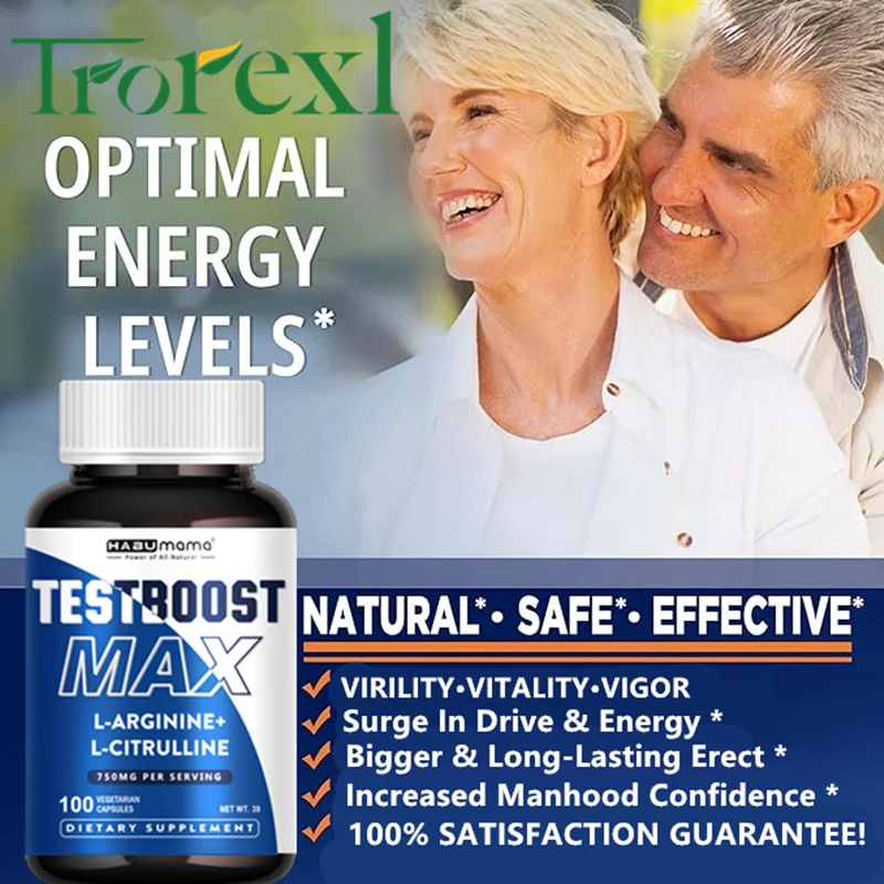 Ultieme mannelijke verbeterende supplement |   Klinisch achterkant |   100 tabletten voor energie, uithoudingsvermogen en uitbreiding |   Veganistisch |   Discreet schip