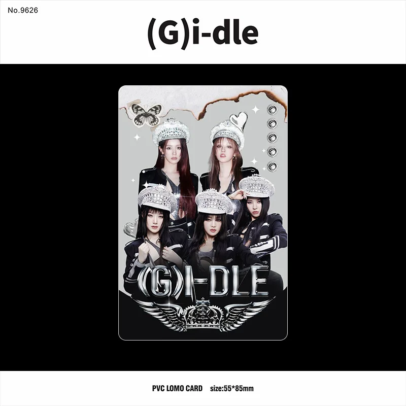 

6pcs/set Kpop (G)I-DLE Lomo Cards GIDLE YUQI Minnie Photocards 2nd Album Photo Card PVC Transparent Card for Fans Collection