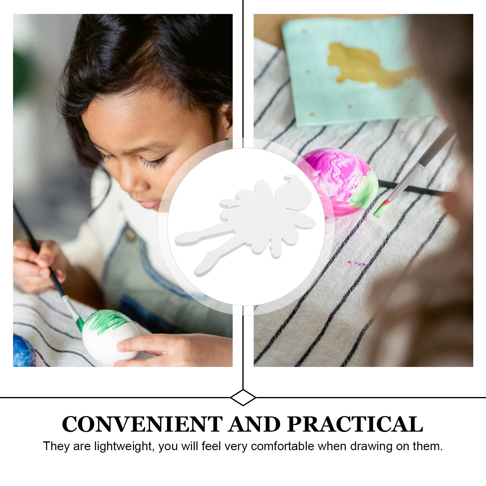 20 قطعة من الورق الأبيض الفارغ على شكل شخص من الورق المقوى للأطفال الحرف اليدوية لمرحلة ما قبل المدرسة ديكور الفصول الدراسية والفن