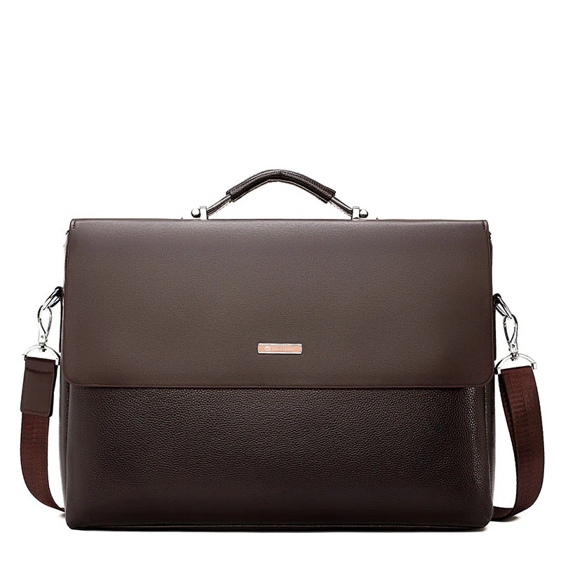 Fashion Men's Briefcase Business Portfolio Men's bag Messenger Bag male Shoulder Bag leather bag luxury bag laptop bag