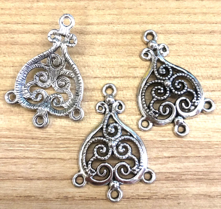 

10pcs 37*25pcs Vintage connector for handmade Zinc alloy metal DIY accessories HW3492