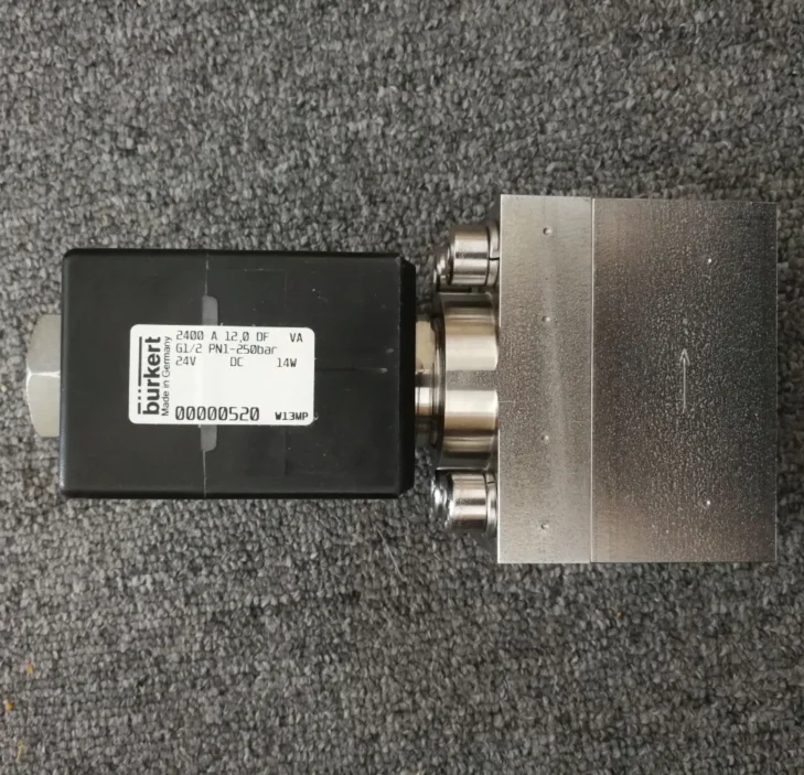 

Burkert 2400 Solenoid Valve, High Pressure Resistant, Brass, Stainless Steel, Original Genuine Powerleader 2400