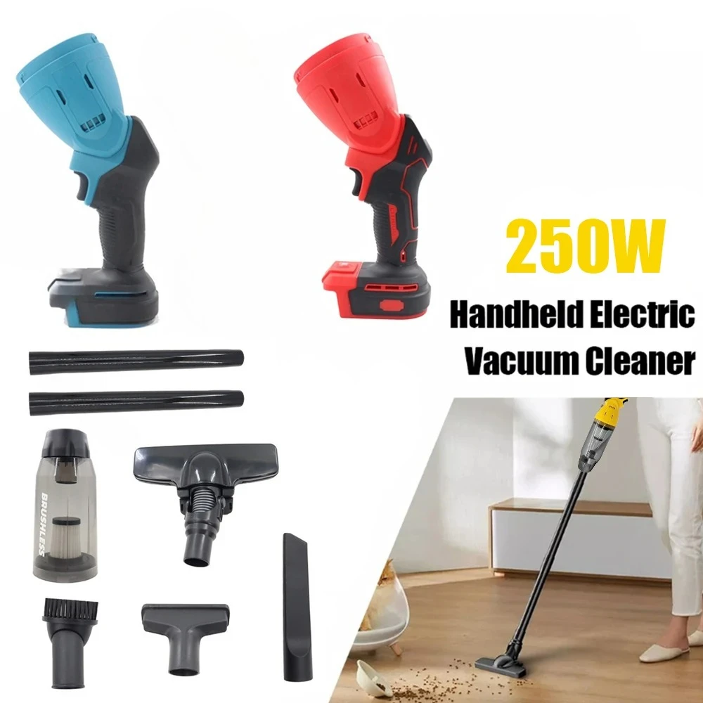 مكنسة كهربائية بدون فرش لماكيتا/ديوالت/ميلووكي بطارية 18 فولت 250 وات منفضة كهربائية مع 4 فوهات بدون بطارية #1