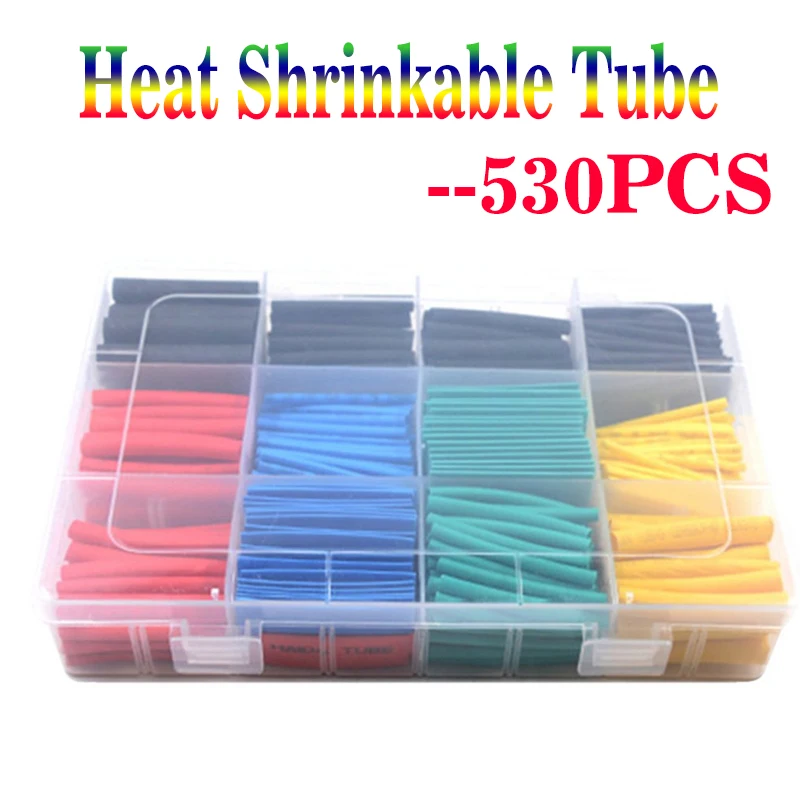 

Набор термоусадочных трубок из полиолефина для изоляции проводов и кабелей при обслуживании электроники